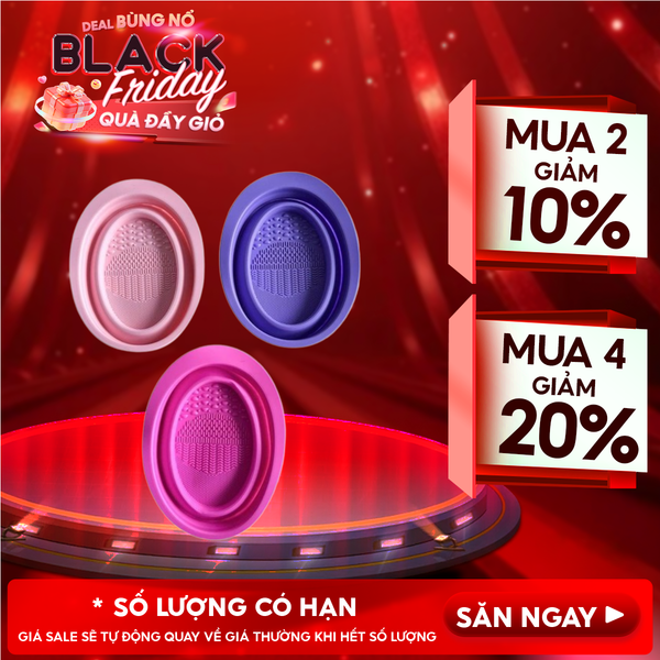  [NHẬP KHẨU] Dụng Cụ Vệ Sinh Cọ Trang Điểm TOOLA BT-TLA023 (Màu Ngẫu Nhiên) 