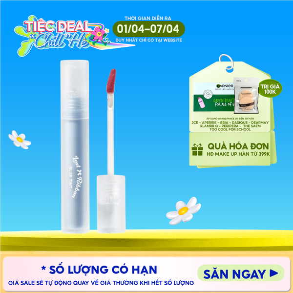  Son Kem Lì Thuần Chay Dearmay Lost Ribbon Blur Tint 3.3g 