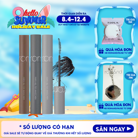 Mascara Chuốt Mi Romand Siêu Dài Và Cong Mi Tự Nhiên, Chống Trôi Hiệu Quả Han All Fix Mascara - Han All Line 7g