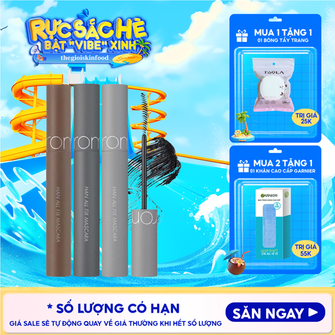 Mascara Chuốt Mi Romand Siêu Dài Và Cong Mi Tự Nhiên, Chống Trôi Hiệu Quả Han All Fix Mascara - Han All Line 7g