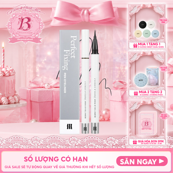  Bút Kẻ Mắt Nước Merzy Chống Trôi The First Pen Eyeliner 0.5g 