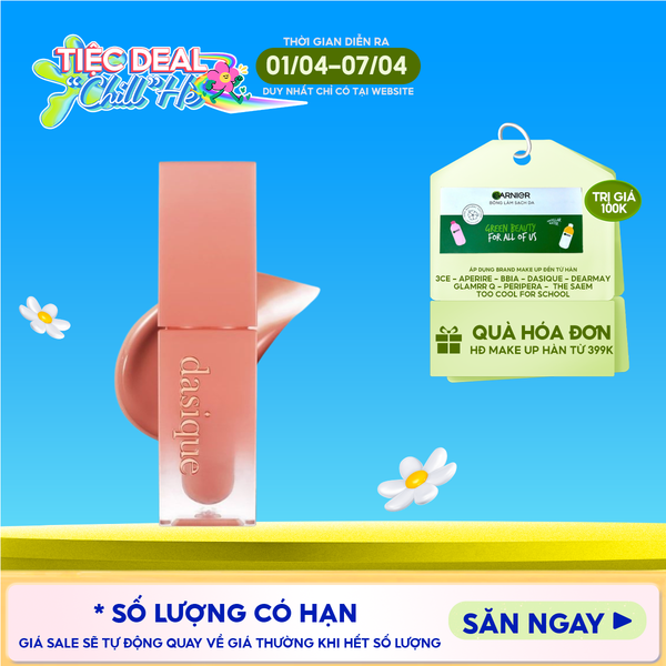  Son Tint Bóng Dasique Juicy Dewy Tint 3.5g 