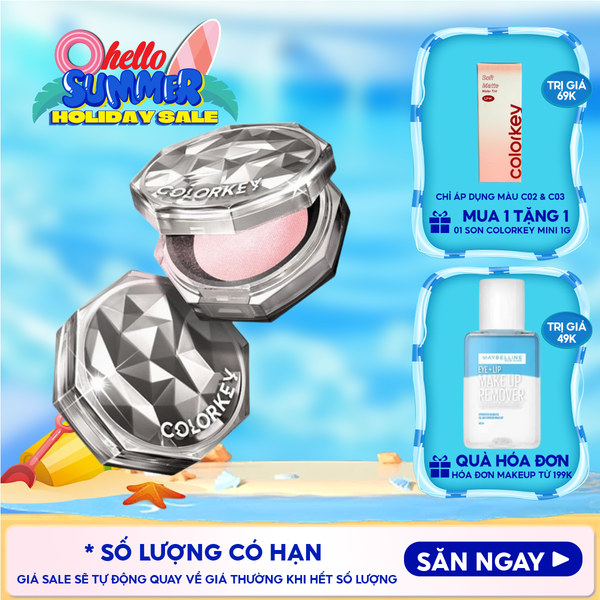  Phấn Phủ Dạng Bột Colorkey Siêu Mịn Lâu Trôi Lasting Naturally-occurring Loose Powder 8g 