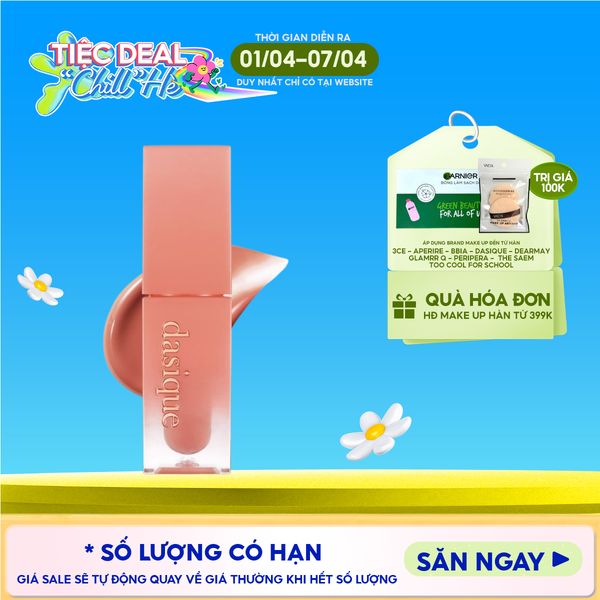  Son Tint Bóng Dasique Juicy Dewy Tint 3.5g 