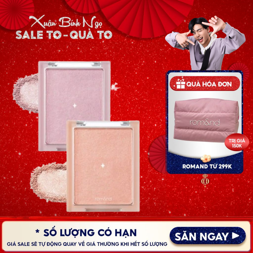 Phấn Bắt Sáng Romand Ánh Nhũ Lấp Lánh Siêu Xinh See-Through Veillighter 5.5g