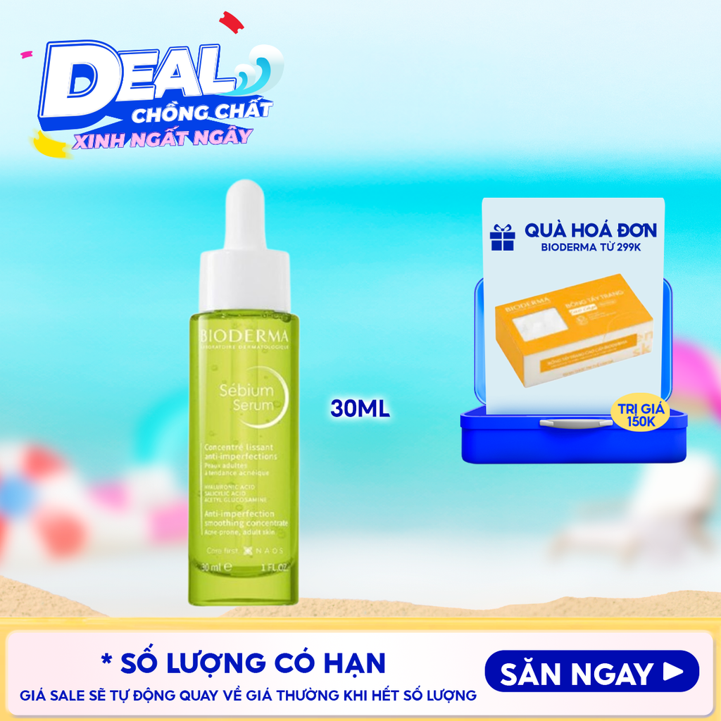 Serum Bioderma Sáng Mịn Mờ Thâm Sebium Serum 30ml