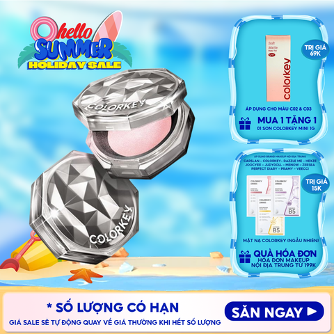 Phấn Phủ Dạng Bột Colorkey Siêu Mịn Lâu Trôi Lasting Naturally-occurring Loose Powder 8g