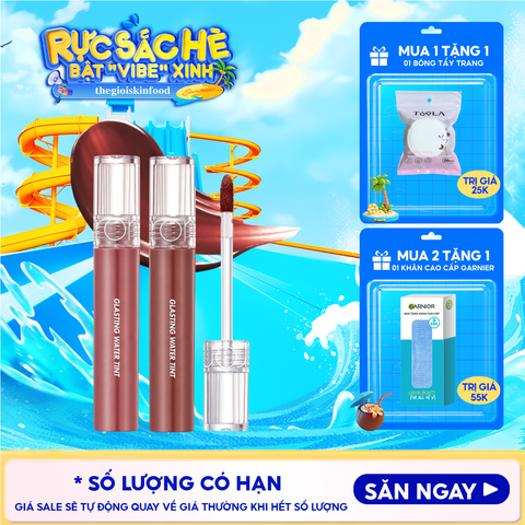 [Màu 1-17] Son Tint Nước Romand Siêu Lì, Lâu Trôi Glasting Water Tint 4g
