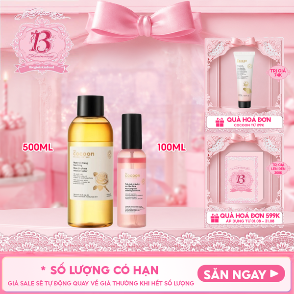  Tinh Chất Xịt Dưỡng Cocoon Hau Giang Lotus Soothing Serum Mist 