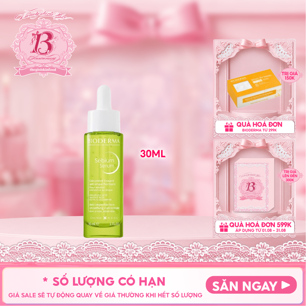  Serum Bioderma Sáng Mịn Mờ Thâm Sebium Serum 30ml 