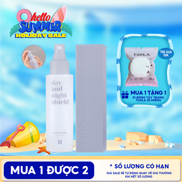 Xịt Khoáng Khóa Nền Merzy Day And Night Shield Makeup Fixer 100ml 