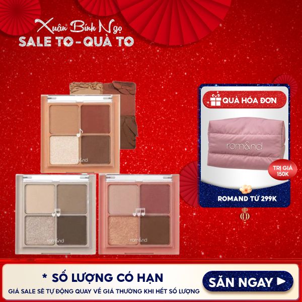  Bảng Phấn Mắt 4 Ô Romand Better Than Eyes - Music Series 7g 