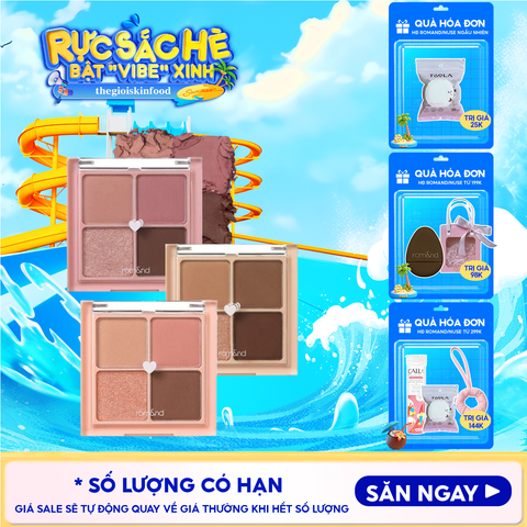 [NEW] Bảng Phấn Mắt 4 Ô Màu Romand Siêu Xinh Better Than Eyes 6.5g