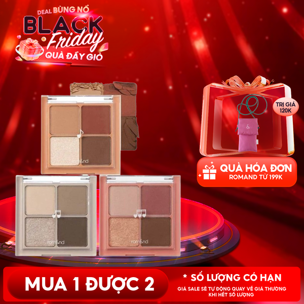  Bảng Phấn Mắt 4 Ô Romand Better Than Eyes - Music Series 7g 