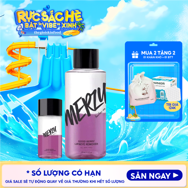  Nước Tẩy Trang Mắt Môi Merzy Good Berry Lip Eye Remover 