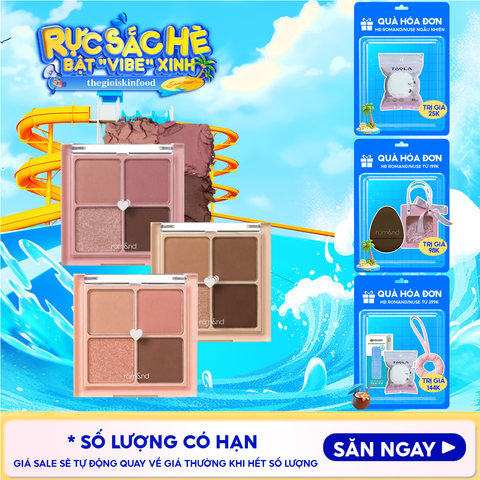 Bảng Phấn Mắt 4 Ô Màu Romand Siêu Xinh Better Than Eyes 6.5g