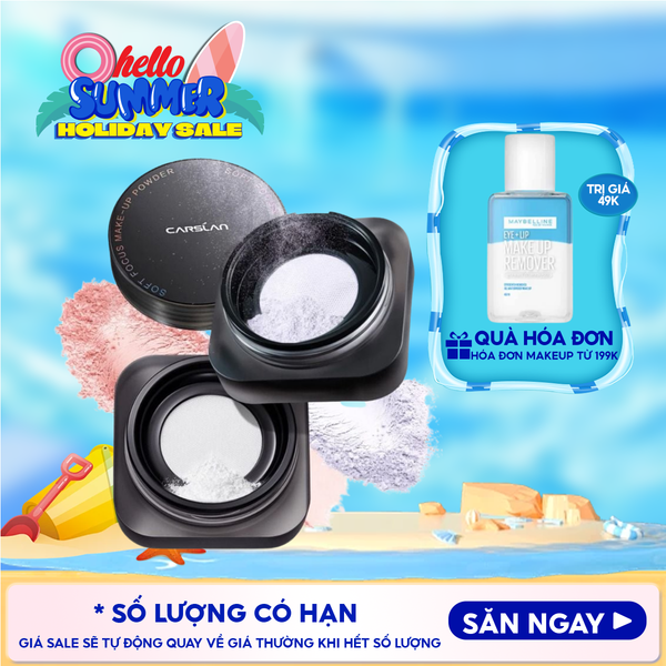  Phấn Phủ Carslan Dạng Bột, Kiềm Dầu Soft Focus Make-up Powder 