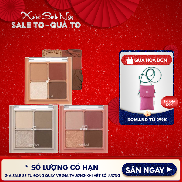  Bảng Phấn Mắt 4 Ô Romand Better Than Eyes - Music Series 7g 