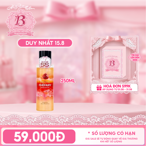 Xịt Thơm Toàn Thân Bodymiss Hương Nước Hoa Có Nhũ, Kim Tuyến Shimmer Body Mist #PHÊFAIRY