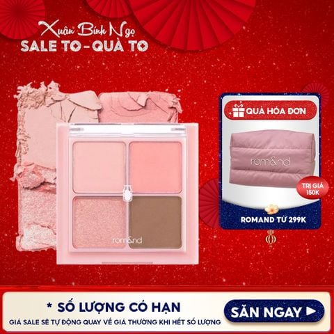 Bảng Phấn Mắt 4 Ô Romand Xinh Xắn, Ngọt Ngào Better Than Eyes - Milk Series