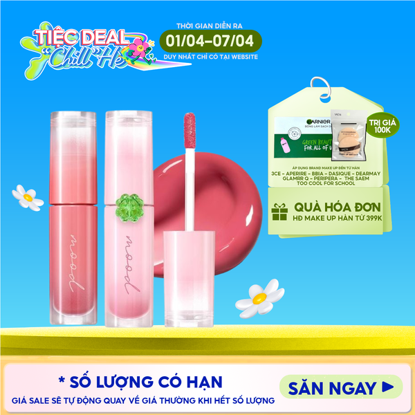  Son Tint Bóng Peripera Cho Môi Căng Mọng Ink Mood Glowy Tint 4g 