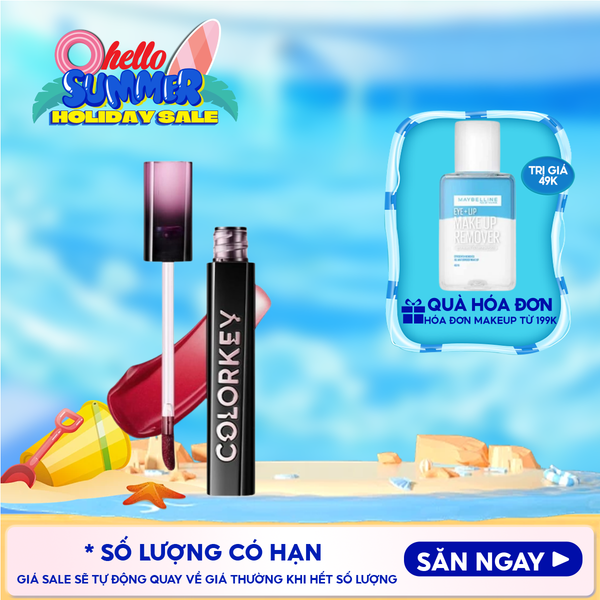  Son Tint Gương Bóng Colorkey Bền Màu, Căng Bóng Airy Lip Mirror Series 2.5g 