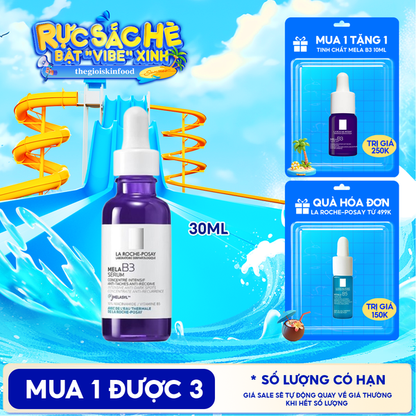  Serum La Roche-Posay Hỗ Trợ Dưỡng Sáng, Giảm Thâm Nám La Roche-Posay Mela B3 Serum 30ml 