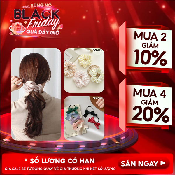  [NHẬP KHẨU] Dây Buộc Tóc TOOLA Xinh Xắn, Thời Trang, Họa Tiết Dễ Thương, Phong Cách Hàn Quốc Hair Bands Scrunchies 