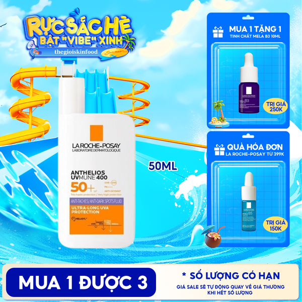  Sữa Chống Nắng La Roche-Posay Dưỡng Sáng Da Innovation Anthelios UVmune 400 Anti-Dark Spots Fluid 50ml 