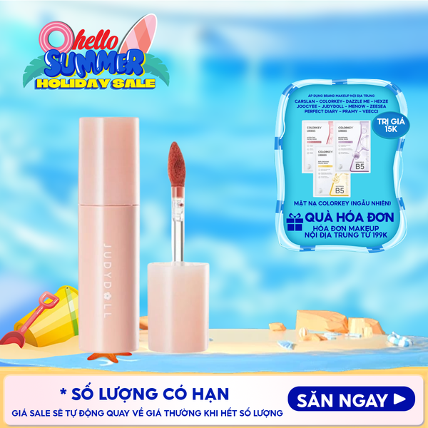  Son Kem Bùn Judydoll Lâu Trôi, Bền Màu Matte Lip Mud 2.8g 