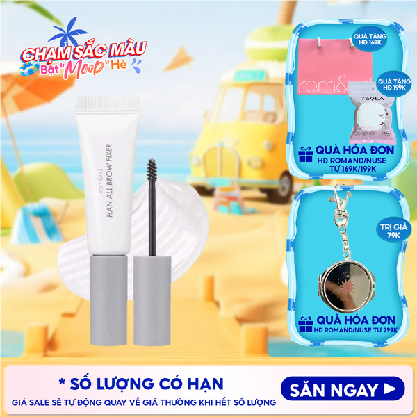  Gel Trong Suốt Cố Định Lông Mày Romand Tự Nhiên Han All Brow Fixer - Han All Line 9g 