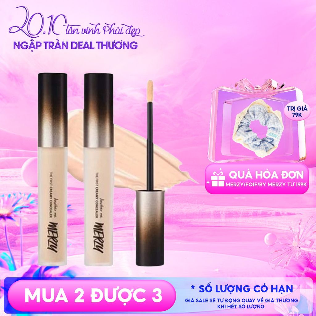 Kem Che Khuyết Điểm Merzy The First Creamy Concealer 5.6g