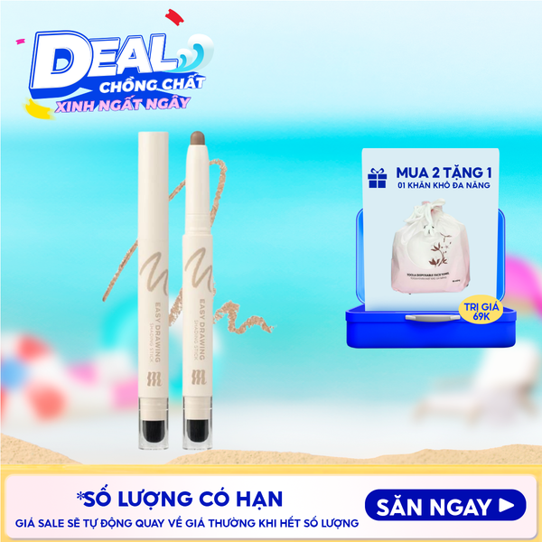  Bút Tạo Khối Hai Đầu Merzy Easy Drawing Shading Stick 1.3g 