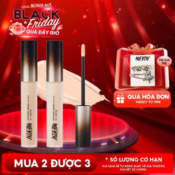  Kem Che Khuyết Điểm Merzy The First Creamy Concealer 5.6g 