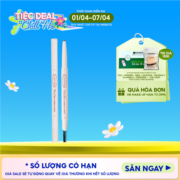  Chì Kẻ Mày Dearmay Bền Màu The Chic Eyebrow Pencil 0.18g 