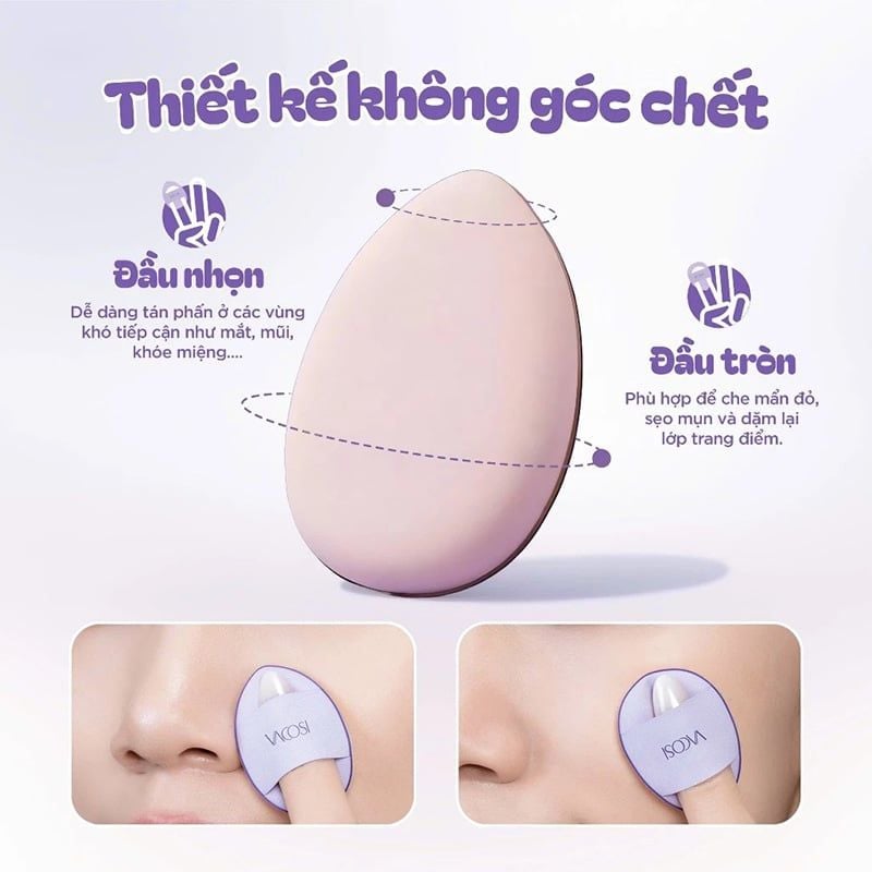 Bông Mút Cushion Xỏ Ngón Mini Vacosi Top Finger Cushion