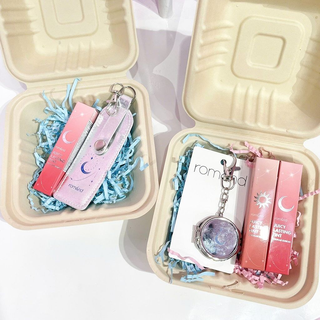 [Solunar Edition] Hộp Bánh Juicy Box Son Tint Lì Romand Juicy Lasting Tint Solunar Edition 5.5g