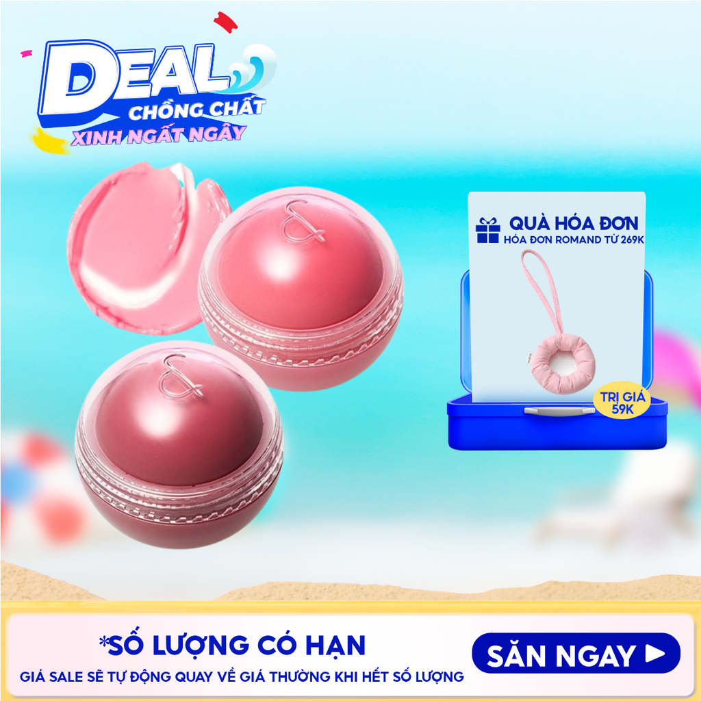 Má Hồng Kem Romand Dạng Lăn, Căng Bóng Juicy Roll Cheek 8.4g