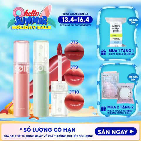 Son Tint Bóng FOIF Thuần Chay, Ẩm Mọng, Bền Màu Juicy Fit Tint