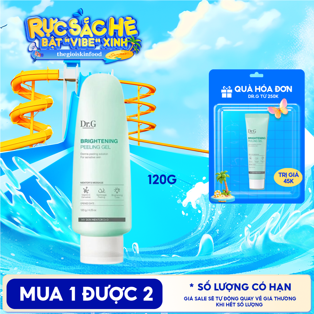 Tẩy Tế Bào Chết Dr.G Dạng Gel Dịu Nhẹ, Làm Sáng Da Brightening Peeling Gel 120g