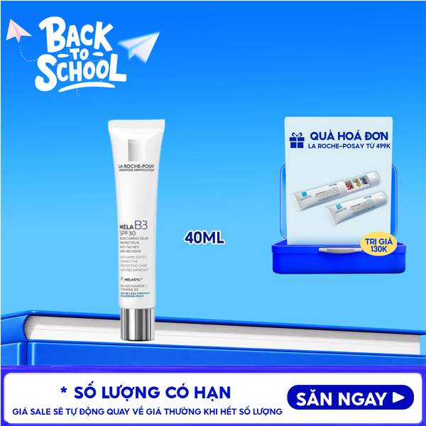  Kem Dưỡng La Roche-Posay Hỗ Trợ Làm Trắng Da, Giảm Thâm Nám Mela B3 Cream 40ml 