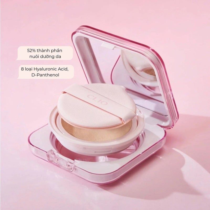 Phấn Nước Che Phủ Khuyết Điểm Tự Nhiên Clio Kill Cover Mesh Glow Essential Cushion SPF50+ PA++++