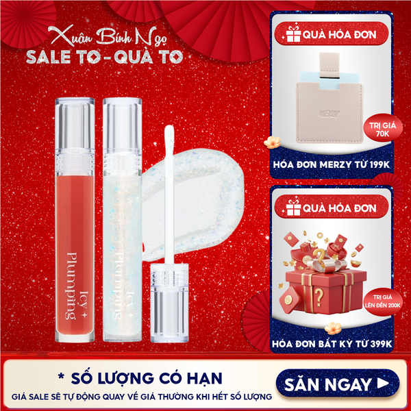  Son Bóng Cho Môi Căng Mọng Merzy Icy Plumping Lip Gloss 4.5g 