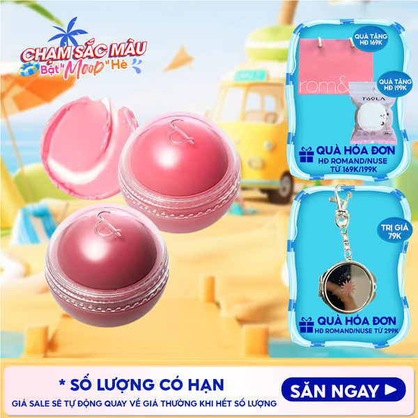  Má Hồng Kem Romand Dạng Lăn, Căng Bóng Juicy Roll Cheek 8.4g 