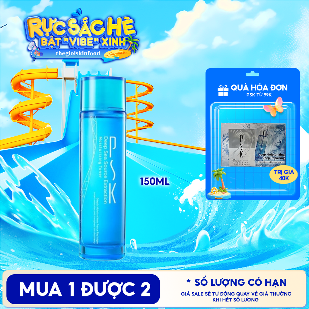 Nước Hoa Hồng PSK Dưỡng Ẩm, Hỗ Trợ Phục Hồi Deep Sea Source Extraction Moisturizing Toner 150ml