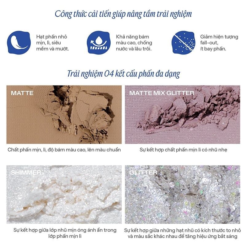 Bảng Phấn Mắt 6 Ô Lemonade Đa Năng Aesthetic Multi-Task Palette - Early Fall 10.8g