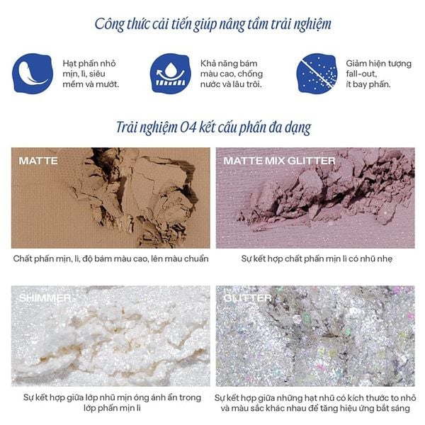  Bảng Phấn Mắt 6 Ô Lemonade Đa Năng Aesthetic Multi-Task Palette - Early Fall 10.8g 