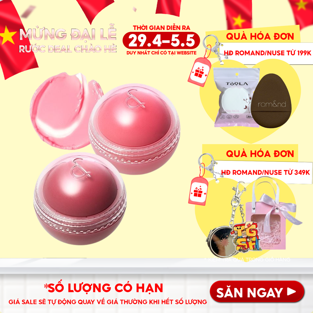 Má Hồng Kem Romand Dạng Lăn, Căng Bóng Juicy Roll Cheek 8.4g