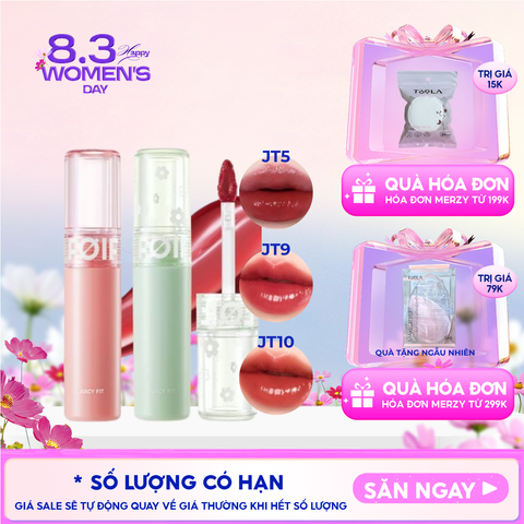 Son Tint Bóng FOIF Thuần Chay, Ẩm Mọng, Bền Màu Juicy Fit Tint