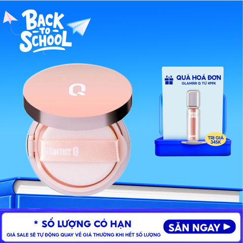 Phấn Nước Glamrr Q Che Phủ Mỏng Mịn, Kiềm Dầu Hiệu Quả Long Wear DD Cushion SPF50/PA+++